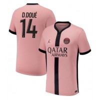 Camiseta Paris Saint-Germain Desire Doue #14 Tercera Equipación Replica 2024-25 mangas cortas